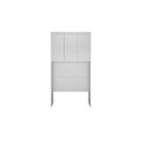 Armario Ponte Modulado Aereo Solteiro Rizon C 3 Portas Cor Branco Novo Horizonte