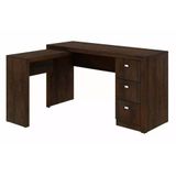 Mesa De Escritorio Me4101 C 3 Gavetas Rustico Tecno Mobili