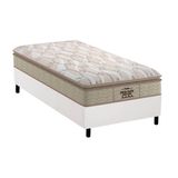 Cama Box Solteiro Colchao Espuma Probel D33 Ag65 Guarda Costas Extreme Resistence Base Crc Courano White 88x188