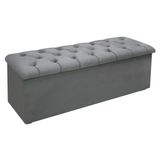 Calcadeira Quarto Queen Size Lotus Cinza Simbal