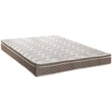 Colchao Queen Ortopedico D33 Ep Anatomico Confort Ultra Firme Euro Pillow Brown 158x198x25 Paropas