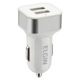 Carregador Veicular Automotivo 12v Com 2 Saídas Usb 5v 2.1a