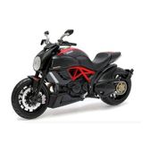 Miniatura Moto Ducati Diavel Suspensão Na Roda Traseira