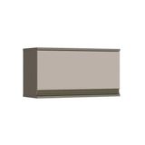 Armario Aereo Cozinha Modulado Connect 60 C 1 Porta Basculante Duna Cristal Henn