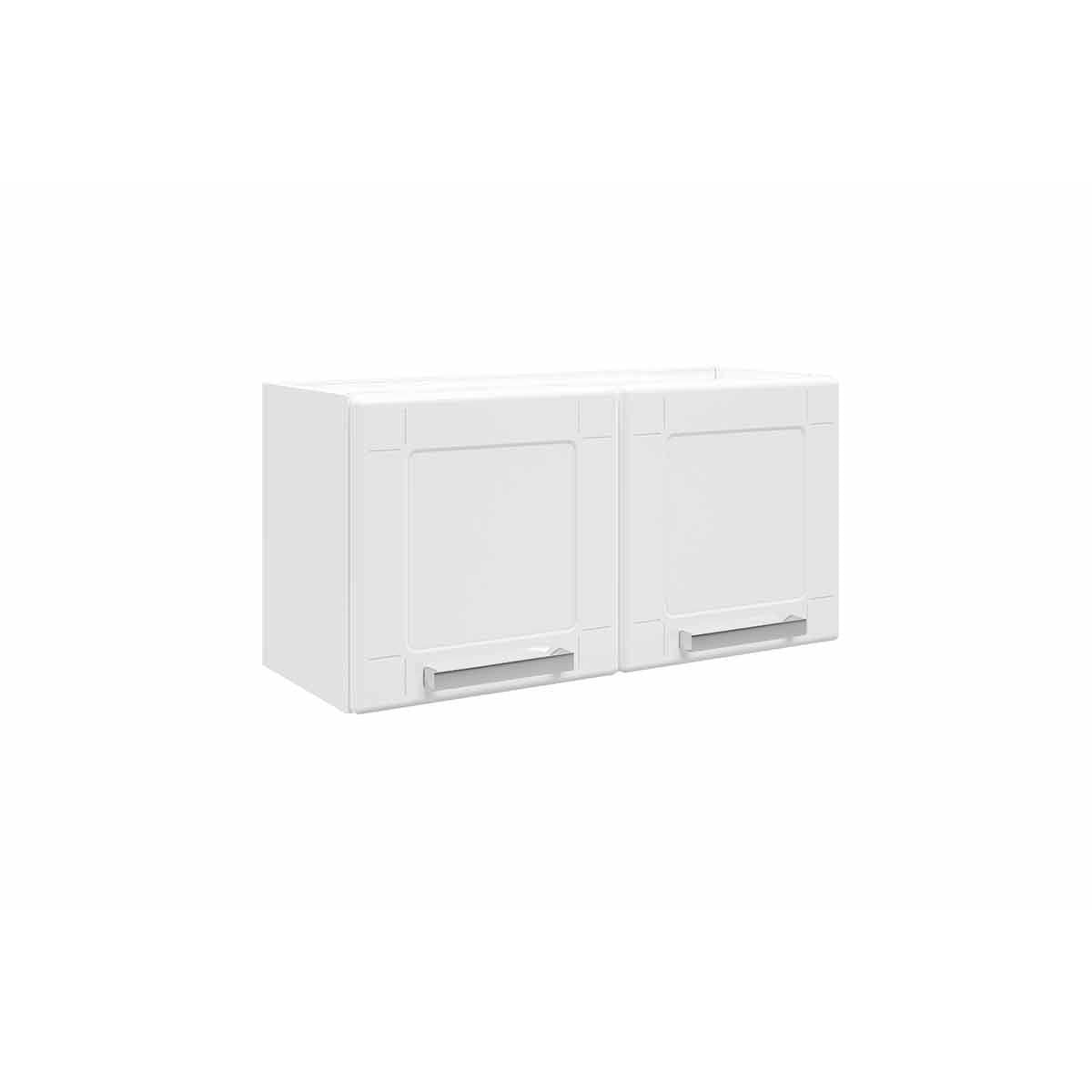 Armario Aereo Cozinha Modulado Multipla 6000 Com 2 Portas Branco Bertolini