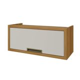 Armario Aereo Cozinha Modulado Imperatriz C 1 Porta Basculante Freijo Off White Nesher
