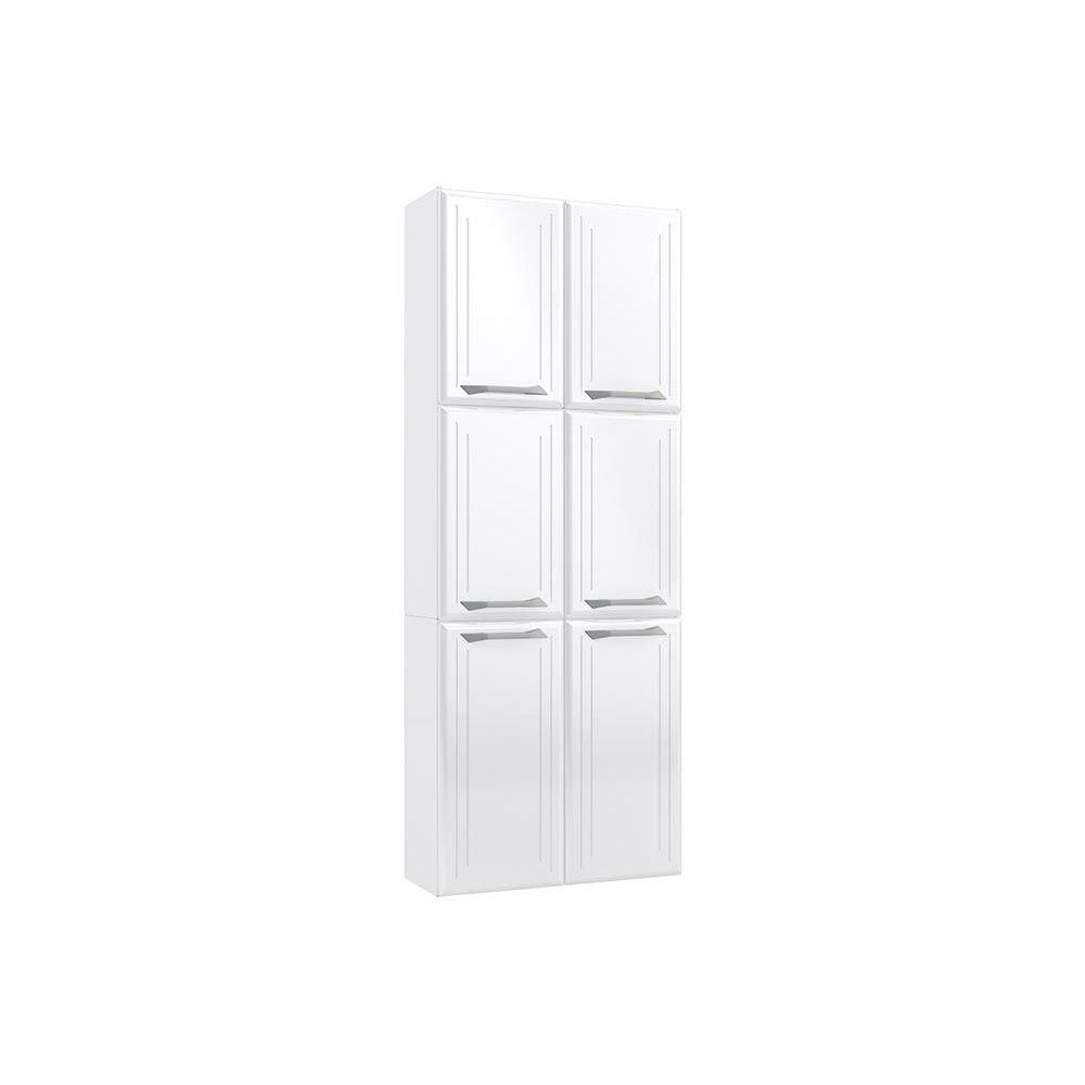 Paneleiro De Cozinha Modulado Topazio C 6 Portas Branco Telasul
