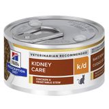 Ração Úmida Hill&#39;s Prescription Diet Lata K/d Cuidado Renal Para Gatos - 82 G