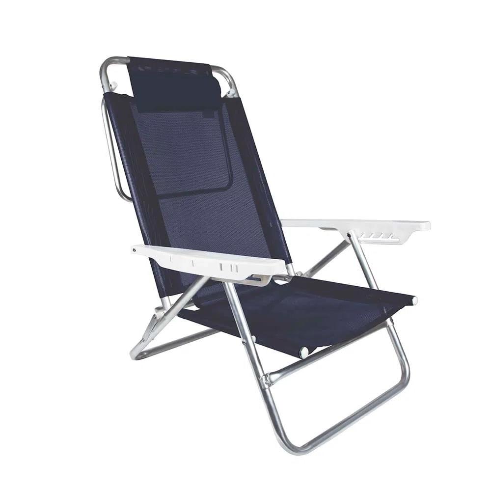 Cadeira Reclinável Com Almofada Summer Azul 6 Posições - Mor é boa?