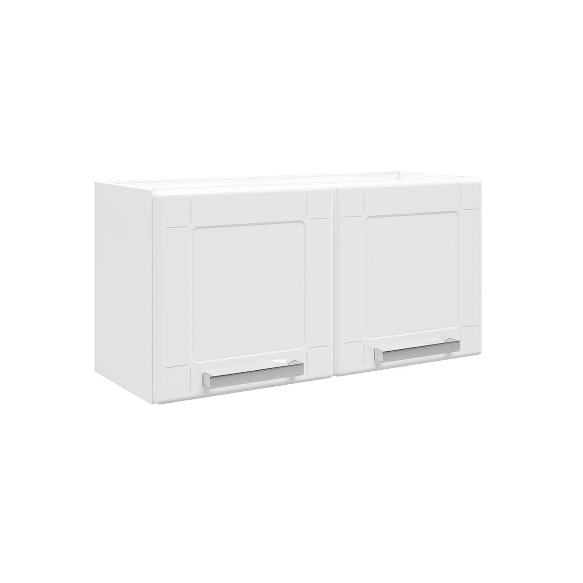 Armario Aereo Cozinha Modulado Multipla 6000 C 2 Portas Branco Bertolini