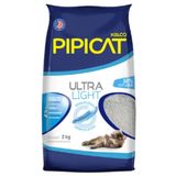 Areia Higiênica Pipicat Ultra Light para Gatos 2kg