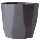 Vaso Cachepot Cinza Diamante 16x15cm West Garden