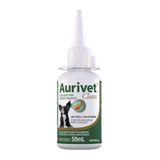 Solução Otológica Vetnil Aurivet Clean Para Cães E Gatos - 50 Ml