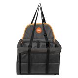 Bolsa De Transporte Tubline Transpet One Big Preto E Laranja Para Cães E Gatos - Tam. Único