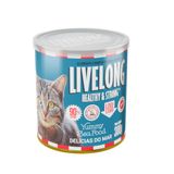 Alimento Natural Livelong Sabor Delícias Do Mar Para Gatos - 300 G