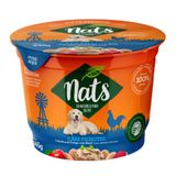 Ração Úmida Nats Cubinhos De Frango Com Maçã Para Cães Filhotes - 245 G