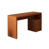 Mesa De Computador Solteiro Me4130 C 2 Gavetas Amendoa Tecno Mobili