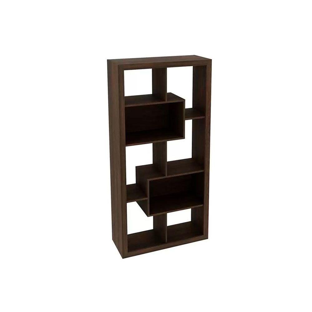 Estante Livreiro Solteiro E1712 C 2 Nichos Rustico Tecno Mobili