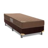 Cama Box Solteiro Colchao Molas Ortobom Hotelaria Nanolastic Orthotel Spring Base Crc Suede Brown 88x188