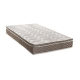 Colchao Solteiro Espuma D33 Ep Anatomico Confort Ultra Firme Euro Pillow Brown 88x188x25 Paropas
