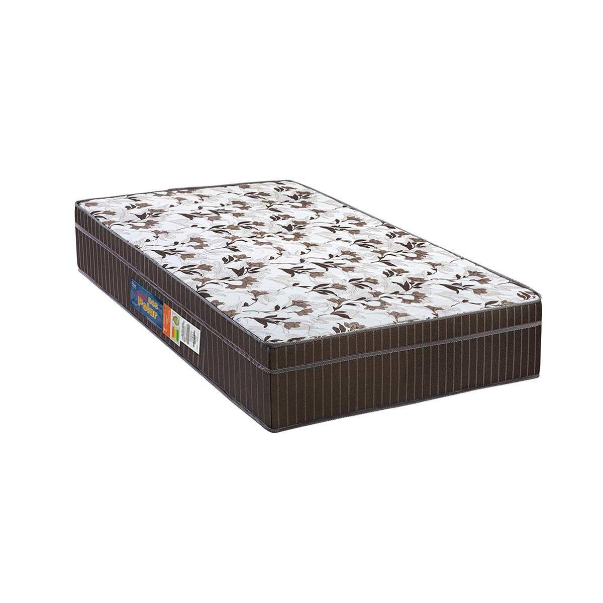 Colchao Solteiro Ortopedico D28 Ep Anatomico Orthoface Euro Pillow Brown 88x188x30 Polar