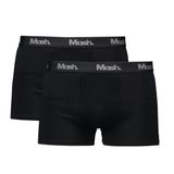 Kit 2 Cuecas Boxer Mash 11007 Preto P