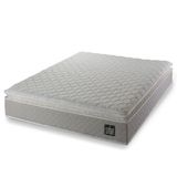 Colchão Casal Strong Pillow Top Espuma D45 138x188x24cm Bege - Suporta Até 150kg Por Pessoa