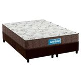 Cama Box King Colchao Ortopedico Probel D28 Ep Guarda Costas Promiddle Base Crc Suede Brown 193x203