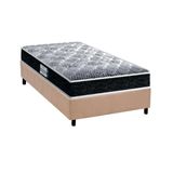 Cama Box Solteiro Colchao Espuma Probel D33 Ep Anatomico Advanced Tech1500 Plus Base Crc Suede Clean 88x188
