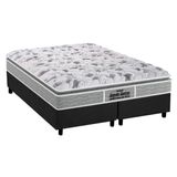 Cama Box Queen Colchao Ortopedico Probel D45 Ep Guarda Costas Proextreme Plus Base Crc Suede Gray 158x198