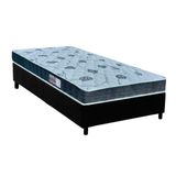 Cama Box Solteiro Colchao Ortopedico Orthoflex D45 Ep Anatomico Cecina Base Crc Suede Black 88x188