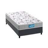 Cama Box Solteiro Colchao Espuma Probel D45 Ep Anatomico Guarda Costas Proextreme Plus Double Face Base Crc Courano Gray 88x188