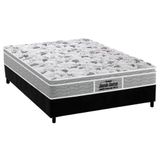 Cama Box Casal Colchao Espuma Probel D45 Ep Guarda Costas Proextreme Plus Base Crc Suede Black 138x188