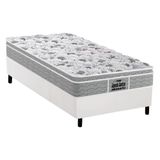 Cama Box Solteiro Colchao Espuma Probel D45 Ep Anatomico Guarda Costas Proextreme Plus Base Crc Courano White 88x188