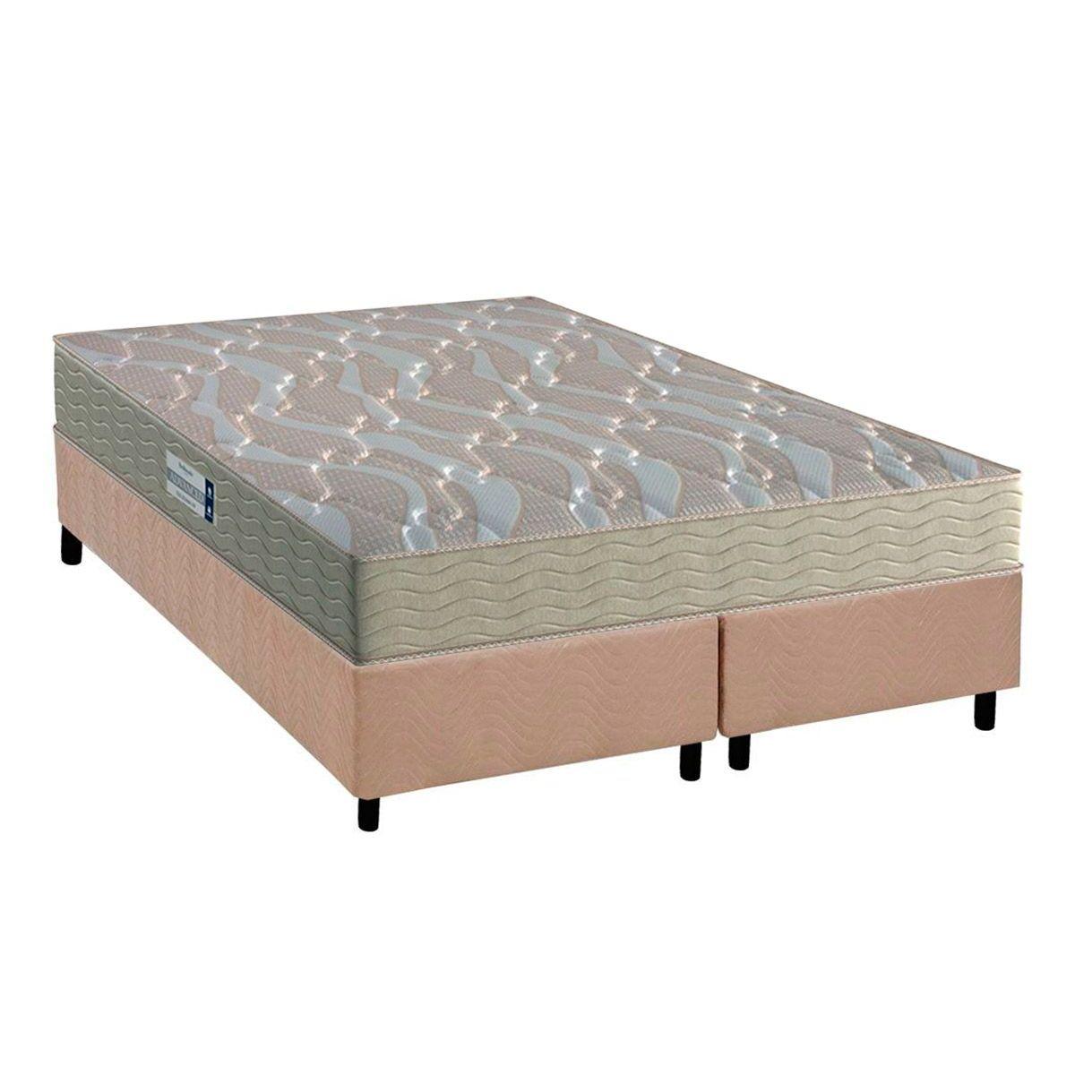 Cama Box King Colchao Ortopedico Probel D45 Ep Advanced Tech2000 Base Crc Suede Clean 193x203