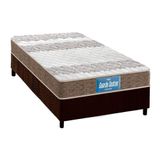 Cama Box Solteiro Colchao Espuma D33 Probel Ep Anatomico Guarda Costas Prointense Double Face Base Crc Suede Brown 88x188