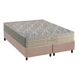 Cama Box Queen Colchao Ortopedico Probel D45 Ep Advanced Tech2000 Plus Base Crc Suede Clean 158x198