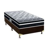 Cama Box Solteiro Colchao Espuma D33 Probel Ep Anatomico Advanced Tech1500 Plus Base Crc Suede Brown 88x188