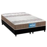 Cama Box Queen Colchao Espuma Probel D33 Ep Guarda Costas Prointense Double Face Base Crc Suede Black 158x198