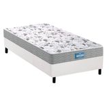 Cama Box Solteiro Colchao Ortopedico Probel D45 Ep Anatomico Guarda Costas Proextreme Plus Double Face Base Crc Courano White 88x188