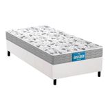 Cama Box Solteiro Colchao Espuma D45 Probel Ep Anatomico Guarda Costas Proextreme Double Face Base Crc Courano White 88x188