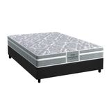 Cama Box Casal Colchao Ortopedico Probel D28 Ep Advanced Tech1000 Plus Base Crc Suede Gray 138x188