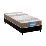 Cama Box Solteiro Colchao Espuma D33 Probel Ep Anatomico Guarda Costas Prointense Double Face Base Crc Suede Black 88x188