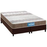 Cama Box Queen Colchao Ortopedico Probel D33 Ep Guarda Costas Prointense Double Face Base Crc Courano Brown 158x198