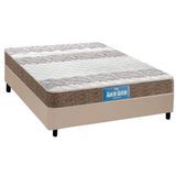 Cama Box Casal Colchao Espuma D33 Probel Ep Guarda Costas Prointense Double Face Base Crc Courano Clean 138x188