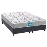 Cama Box Queen Colchao Espuma D45 Probel Ep Guarda Costas Proextreme Double Face Base Crc Courano Gray 158x198