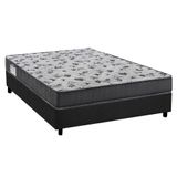 Cama Box Viuva Colchao Espuma D33 Ortobom Ep Anatomico Iso 100 Ultra Firme Base Crc Suede Gray 128x188