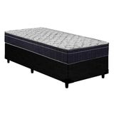 Cama Box Solteiro Colchao Espuma Ortobom D45 Ep Anatomico Airtech 150 Ortopilow Base Crc Linhao Black 88x188