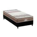 Cama Box Solteiro Colchao Espuma Probel D33 Ep Anatomico Guarda Costas Prointense Plus Base Crc Suede Black 88x188