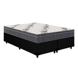 Cama Box Queen Colchao Ortopedico Ortobom D33 Ep Anatomico Airtech 100 Base Crc Linhao Black 158x198